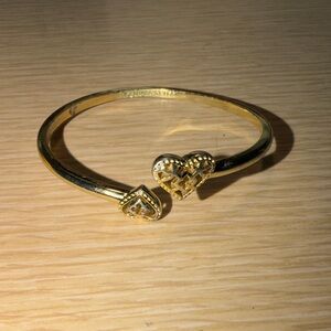 Kendra Scott Gold Heart Open-Ended Cuff Bracelet